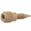 Idex Inline Check Valve, Outlet, 15 psi, 0.02" ID, 10-32 (M) to 10-32 (F) Coned; 1/EA
