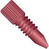 Idex MicroTight® Fitting, Micro Headless, Red PEEK,  1/32" OD Tubing, 6-32 Coned; 10/PK