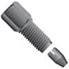 Idex SealTight™ Fitting, 1/4" Hex, Black PEEK, 1/16" OD Tubing, 10-32 Coned; 1/EA