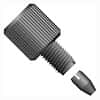 Idex SealTight™ Fitting, Standard Knurl, Black PEEK, 1/16" OD Tubing, 10-32 Coned; 10/PK