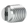 Idex Flangeless Male Nut, FlushNut™, SS, 1/8" OD Tubing, 1/4-28 Flat-Bottom; 1/EA