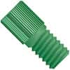Idex Super Flangeless™ Nut, Micro Headless, Green PEEK, 1/16" OD Tubing, 6-40 Flat Bottom; 1/EA