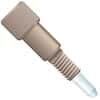 Idex Fingertight One-Piece Fitting, Headless, Natural PEEK/PCTFE, 1/32" OD Tubing, 6-40 Coned; 10/PK