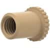Idex NanoPort Body for Chips, Headless, Max 0.063" Hole, 1/16" OD Tubing, 10-32 Coned; 1/EA