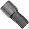 Idex Super Flangeless™ Nut, Standard Knurl, Black PEEK, 3/16" OD Tubing, 5/16-24 Flat Bottom; 1/EA