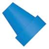 Idex Flangeless Ferrule, Blue ETFE, 1/16" OD Tubing, 1/4-28 Flat-Bottom; 1/EA