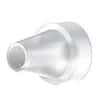 Idex Flangeless Ferrule, Natural PP, 1/16" OD Tubing, 1/4-28 Flat-Bottom; 1/EA