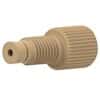 Idex Super Flangeless™ Fitting, One Piece, Natural PEEK, 1/16" OD Tubing, M6 Flat Bottom; 25/PK