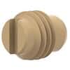 Idex Port Plug, FlushNut™ Head, Natural PEEK, 1/4-28 Flat-Bottom; 1/EA