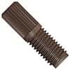 Idex Super Flangeless™ Nut, Headless, Natural PPS, 1/8" OD Tubing, 1/4-28 Flat-Bottom; 10/PK