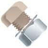 Idex Low-Pressure Union Assembly, Bulkhead, Red PEEK, 0.040" Bore, 1/4-28 Flat Bottom; 1/EA