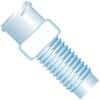 Idex Threaded Luer Adapter, Natural Polypropylene, 0.050" Bore, Female Luer x Male 1/4-28 Flat Bottom; 1/EA