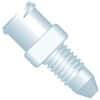 Idex Threaded Luer Adapter, Natural ETFE, 0.050" Bore, Female Luer x Male 10-32 Coned; 1/EA