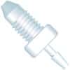 Idex Adapter Fitting, Natural ETFE, 0.040" Bore, 1/16" Hose Barb x Male 10-32 Coned; 1/EA