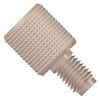 Idex Threaded Adapter, PEEK, 0.050" ID, 1/4-28 Flat Bottom (F) to 10-32 Flat Bottom (M)