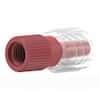Idex Threaded Luer Adapter, Red ETFE/Natural PP, 0.050" Bore, Male Luer Lock x Female 1/4-28 Flat Bottom; 1/EA
