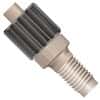 Idex Threaded Luer Adapter, Natural/Black PEEK, 0.040" Bore, Male Luer Lock x Male 1/4-28 Flat Bottom; 1/EA