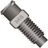 Idex Threaded Luer Adapter, Black ETFE, 0.050" Bore, Female Luer x Male M6 Flat Bottom; 1/EA