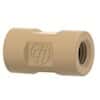 Idex Low-Pressure Union, Female Straight, Natural PEEK, 0.050" Bore, 1/4-28 Flat Bottom; 1/EA