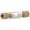 Idex Low-Pressure Union Assembly, Straight, Natural ETFE, 0.030" Bore, 1/16" OD Tubing, 1/4-28 Flat Bottom; 1/EA