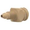 Idex Threaded Luer Adapter, Natural PEEK, 0.050" Bore, Female Luer x Male 10-32 Coned; 1/EA