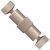 Idex High-Pressure MicroTight Union Assembly, True ZDV for MicroTight Sleeves, PEEK, 6-32 Coned; 1/EA