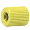 Idex Tubing Cap, Yellow ETFE, 10-32 Coned; 1/Ea