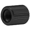 Idex Tubing Cap, Black ETFE, 1/4-28 Flat-Bottom; 1/EA