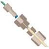 Idex Peristaltic Tubing Adapter, Large Bore, PEEK/ETFE, 0.070" Bore, 0.25" OD x 0.10 to 0.15" ID; 2/PK