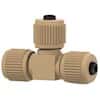Idex High-Pressure MicroTee Assembly, for MicroTight Sleeves, PEEK, 0.006" ID, 5/16-24 Coned; 1/EA