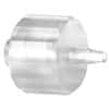 Idex Barbed Luer Adapter, Polypropylene, 0.108" Bore, Male Luer Lock x 5/32" Hose Barb; 1/EA