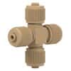 Idex High-Pressure MicroCross Assembly, PEEK, 0.006" ID, 1/16" OD Tubing, 5/16-24 Coned; 1/EA