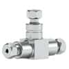 Idex VHP Tee Body, SS, 0.040" ID, 1/16" OD Tubing, 10-32 Coned; 1/EA