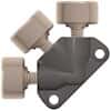 Idex High-Pressure Static Mixing Tee Assembly, PEEK, 0.020" ID, 1/16" OD Tubing, 10-32 Coned, 10 µm SS Frit; 1/EA