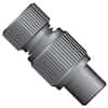 Idex Threaded Adapter with Fitting, PEEK, Tapered, 5/16-24 Flat Bottom (F) to 1/2-20 Flat Bottom (F)