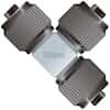 Idex VHP MicroTee Assembly, PEEK/SS, 0.010" ID, 360 µm OD Tubing, 5/16-24 Coned; 1/EA