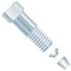 Idex VHP Fitting, Male Nut/Ferrule, Long, SS, 1/16" OD Tubing, 10-32 Coned, 1/4" Hex; 1/EA