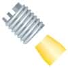 Idex Flangeless Fitting, FlushNut™, SS, 1/8" OD Tubing, 1/4-28 Flat-Bottom, 1/EA