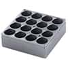 IKA H 135.101 Block 16 x 4 mL, 3.1" x 3.1".