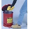 Justrite 09100 Oily Waste Can, Steel,  6 Gal