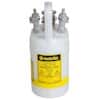 Justrite 12160 Quick-Disconnect Disposal Can, Polypropylene Fitting, 1 Gal