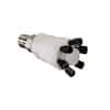 Justrite 28179 HPLC Poly Manifold w/Stainless Steel Stacker Connector for up to 12 Waste Lines
