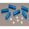 Justrite 28188 Hard Wall Tubing Compression Fittings with Ferrules, 1/16" OD; 6/PK