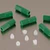 Justrite 28189 Hard Wall Tubing Compression Fittings with Ferrules, 1/8" OD; 6/PK