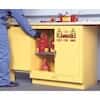 Justrite 892300 Sure-Grip® EX Undercounter Flammable Safety Cabinet, Manual Close, 22 Gal