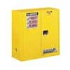 Justrite 893020 Sure-Grip® EX Flammable Cabinet, Self Close, 2 Doors, 1 Shelf, 30 Gal
