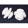 Keck Tubing Coupling Adapter, 10/Pk, White