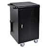 Luxor LLTM30-B 30-Tablet/Chromebook Charging Cart, Black