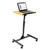 Luxor LX9128 Mobile Laptop Cart, 36.25" To 45" High 23.25 in W x 36.25 in to 45 in H x 19.75 in D