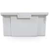Luxor Stackable Storage Bins, Large, Gray; 4/Pk